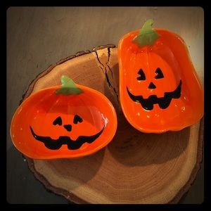 NWOT Pumpkin Candy/Chip Dishes 🎃🎃